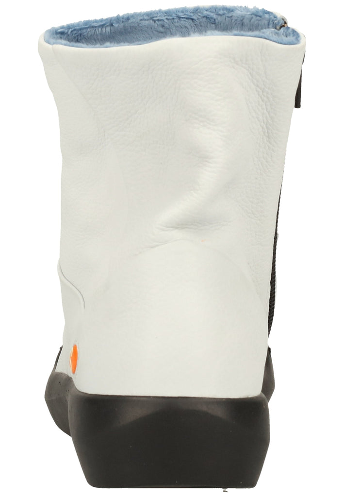 softinos Stiefelette Leder White Warmfutter