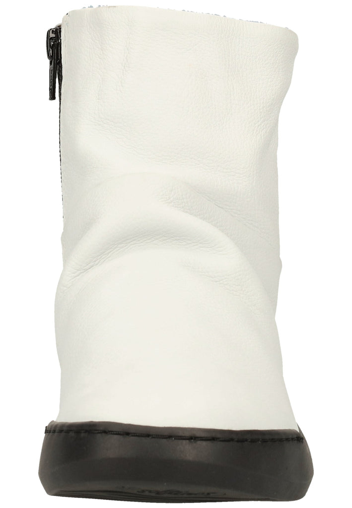 softinos Stiefelette Leder White Warmfutter
