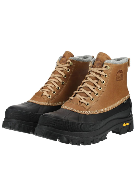 SOREL Stiefelette Leder/Textil Braun/Schwarz
