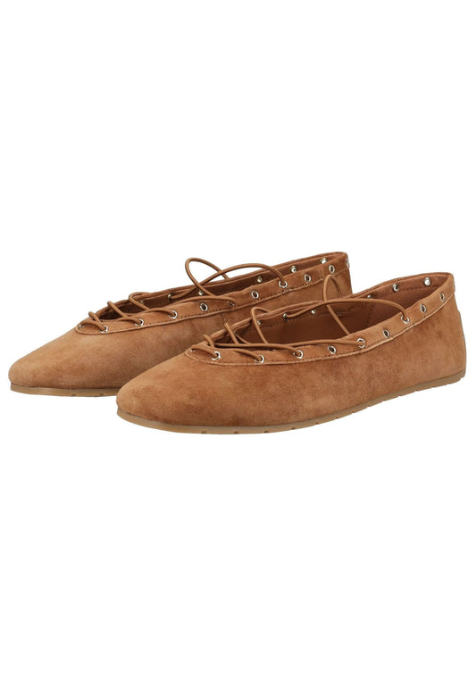 Steve Madden Ballerinas Leder Chestnut