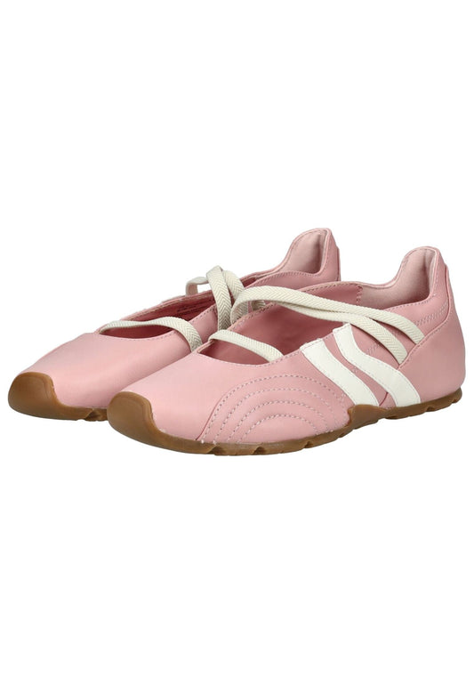 Steve Madden Ballerinas Leder Pink/Weiß