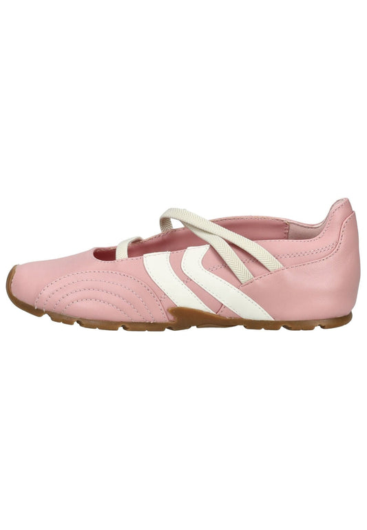 Steve Madden Ballerinas Leder Pink/Weiß