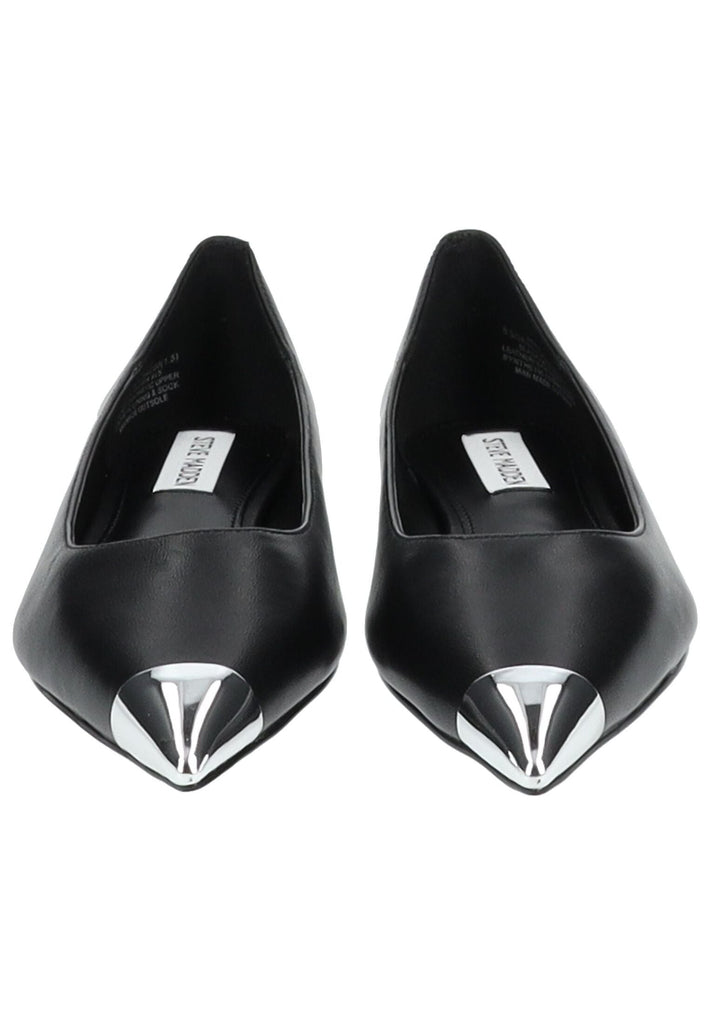 Steve Madden Ballerinas Leder Schwarz/Silber