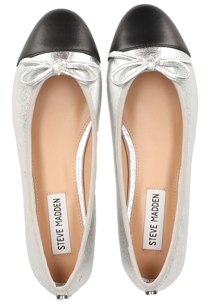 Steve Madden Ballerinas Leder/Synthetik Silber