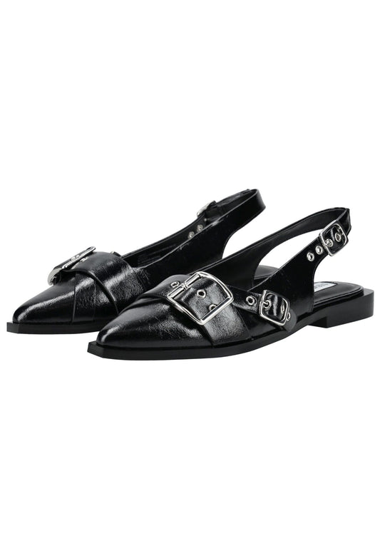 Steve Madden Ballerinas Lederimitat Schwarz