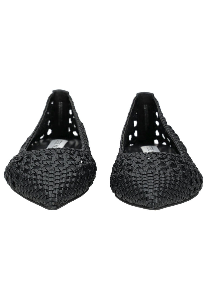 Steve Madden Ballerinas Lederimitat Schwarz