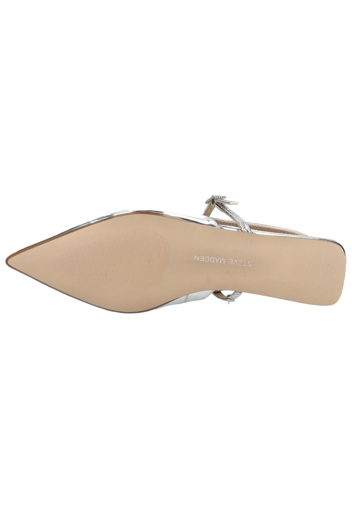 Steve Madden Ballerinas Lederimitat Silber