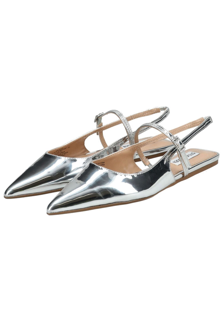 Steve Madden Ballerinas Lederimitat Silber