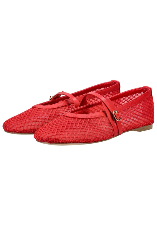 Steve Madden Ballerinas Lederimitat/Textil Cherry