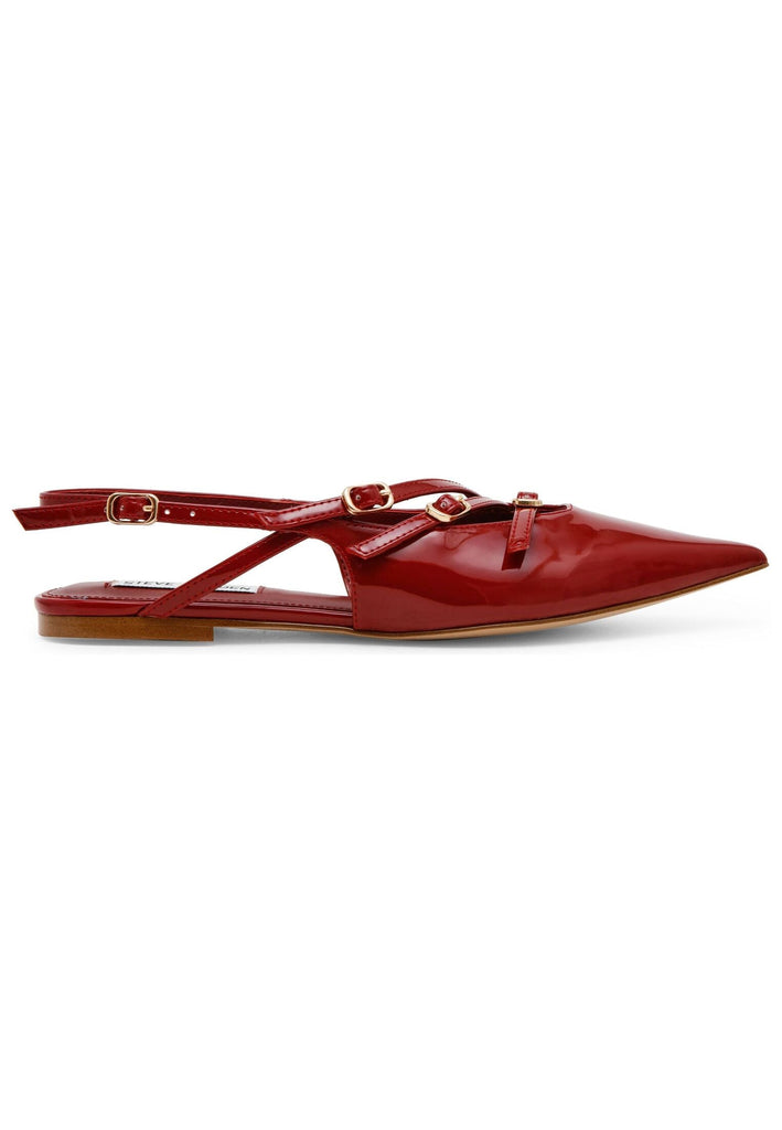 Steve Madden Ballerinas Lederimitat Weinrot