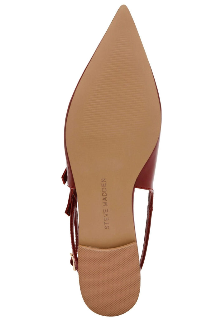 Steve Madden Ballerinas Lederimitat Weinrot