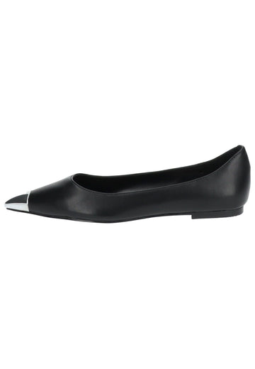 Ballerinas Steve Madden Ballerinas Leder Schwarz/Silber