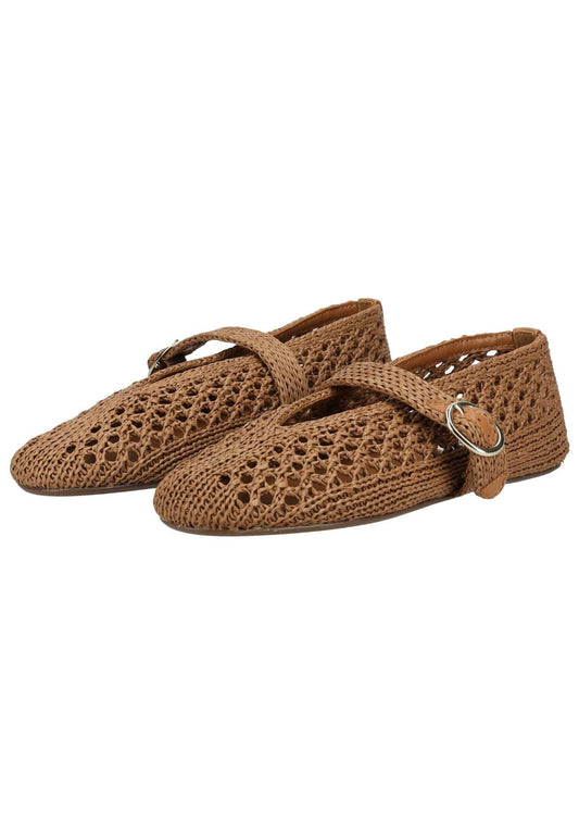 Steve Madden Ballerinas Textil Braun