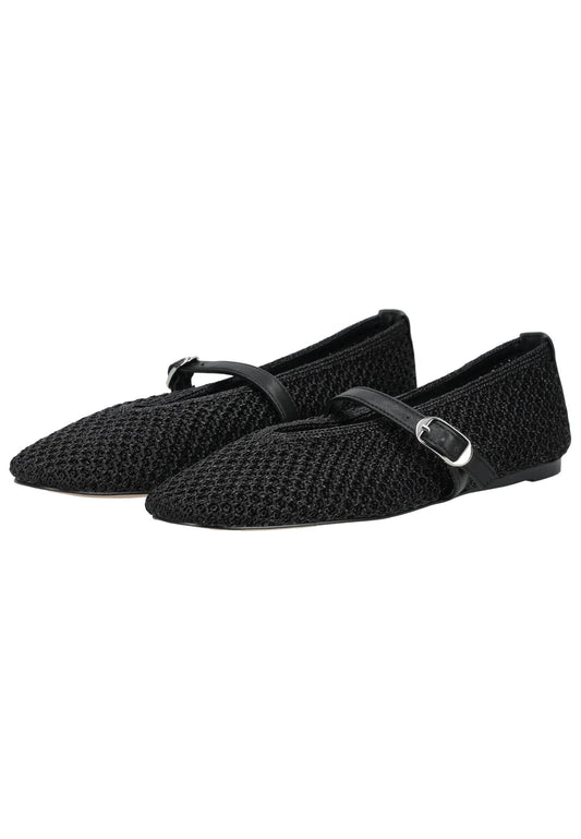 Steve Madden Ballerinas Textil Schwarz