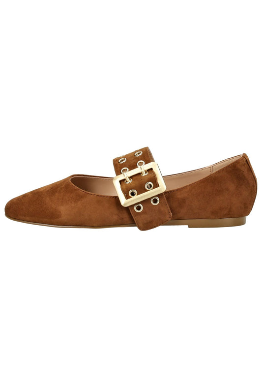Steve Madden Ballerinas Veloursleder Chestnut