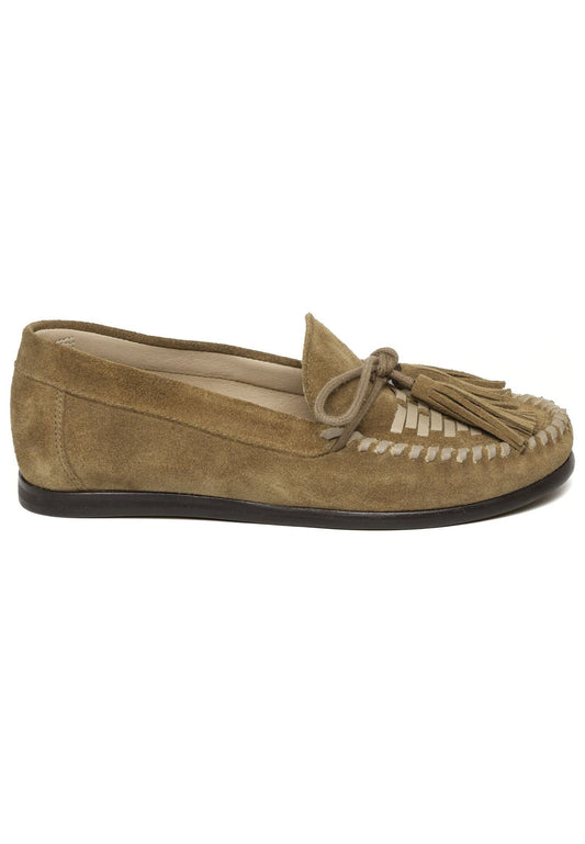 Steve Madden Halbschuhe Leder Taupe