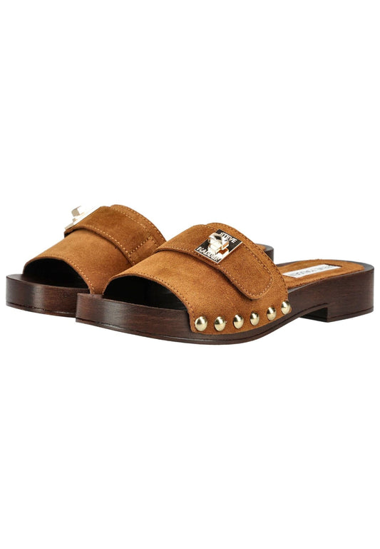 Steve Madden Pantoletten Leder Chestnut