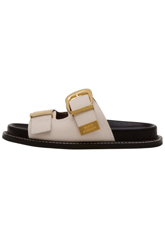Steve Madden Pantoletten Leder Offwhite