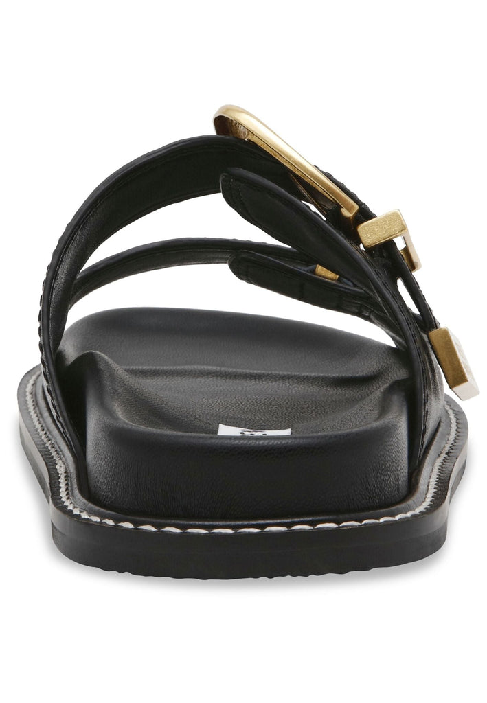 Steve Madden Pantoletten Leder Schwarz