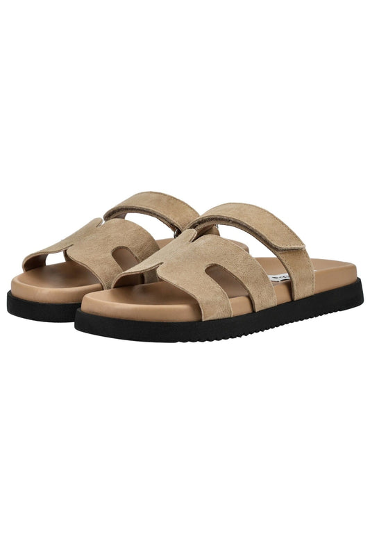 Steve Madden Pantoletten Leder Taupe