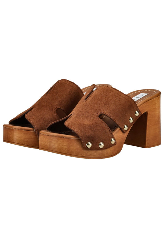 Steve Madden Pantoletten Lederimitat Beige