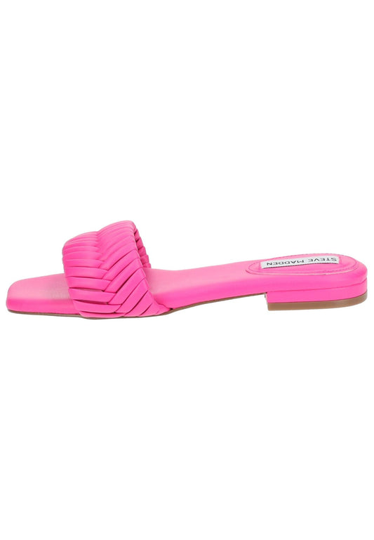Steve Madden Pantoletten Lederimitat Fuchsia