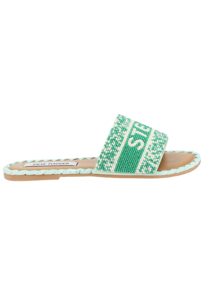Steve Madden Pantoletten Lederimitat Grün