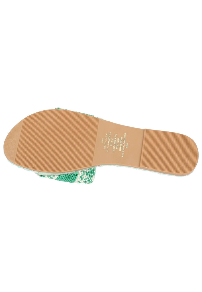 Steve Madden Pantoletten Lederimitat Grün