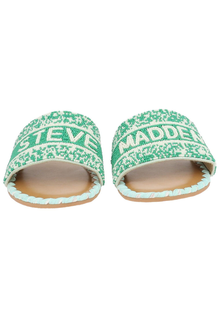 Steve Madden Pantoletten Lederimitat Grün