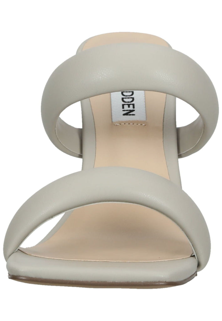 Steve Madden Pantoletten Lederimitat Hellgrau