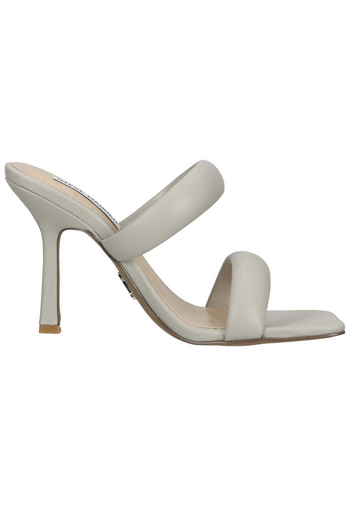 Steve Madden Pantoletten Lederimitat Hellgrau