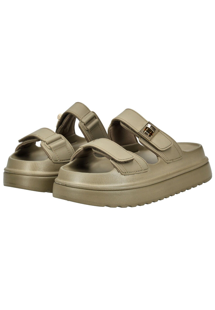 Steve Madden Pantoletten Lederimitat Olive