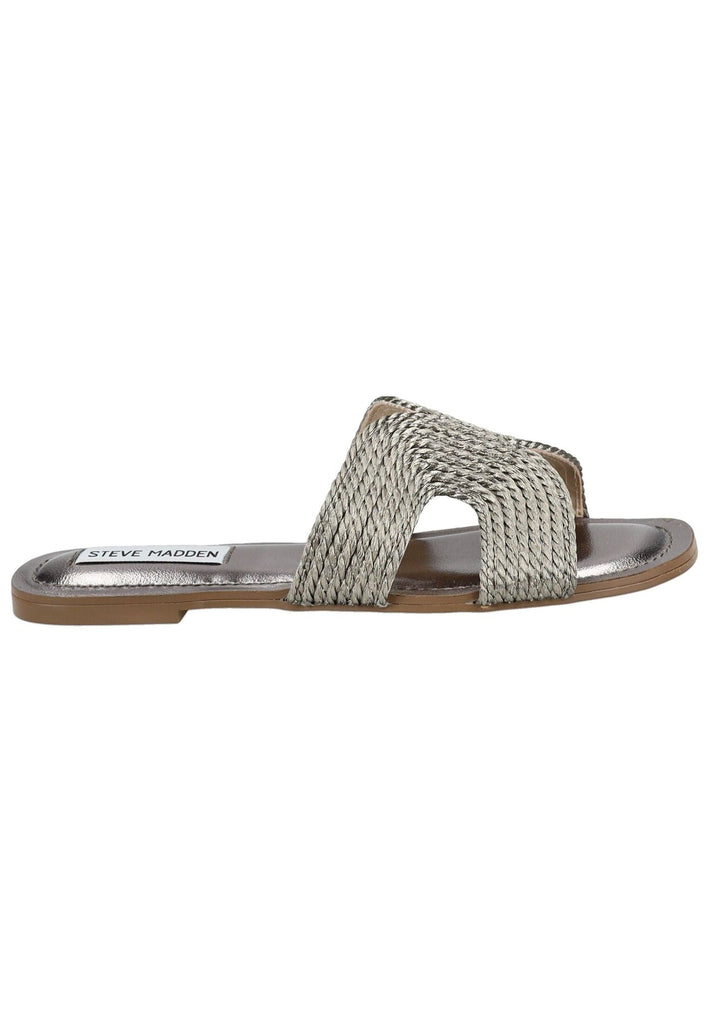 Steve Madden Pantoletten Lederimitat Pewter