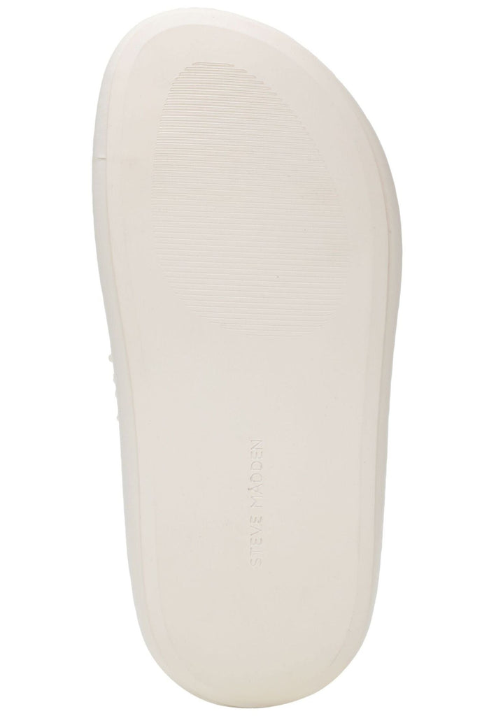 Steve Madden Pantoletten Textil Creme