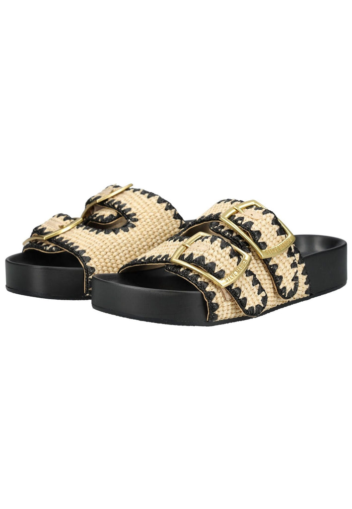 Steve Madden Pantoletten Textil Natur