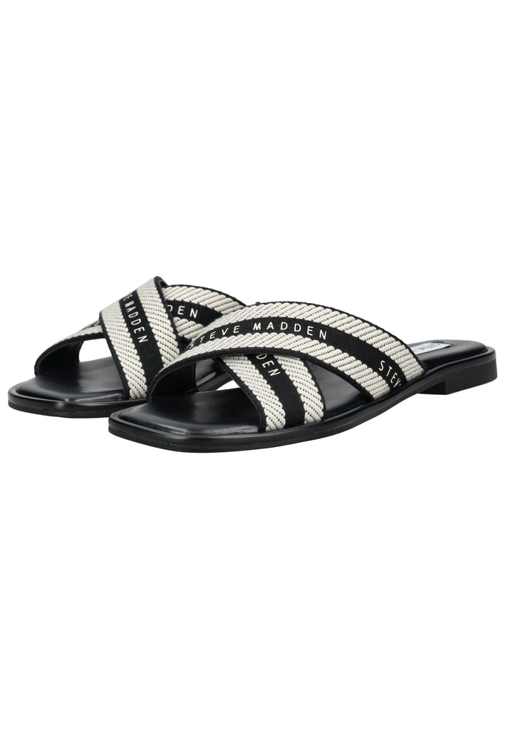 Steve Madden Pantoletten Textil Schwarz