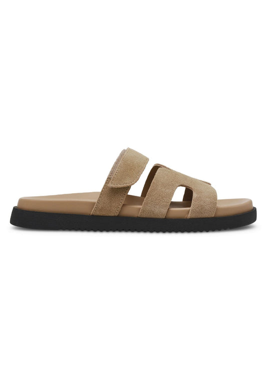 Steve Madden Pantoletten Veloursleder Sand