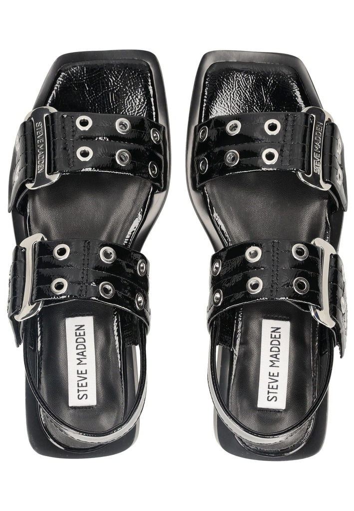 Steve Madden Sandalen Lederimitat Schwarz