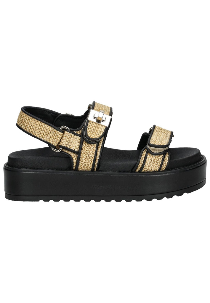 Steve Madden Sandalen Lederimitat Schwarz/Beige