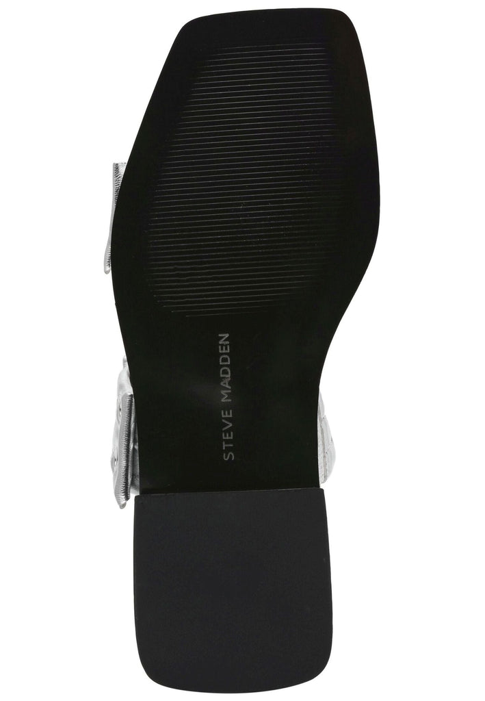 Steve Madden Sandalen Lederimitat Silber