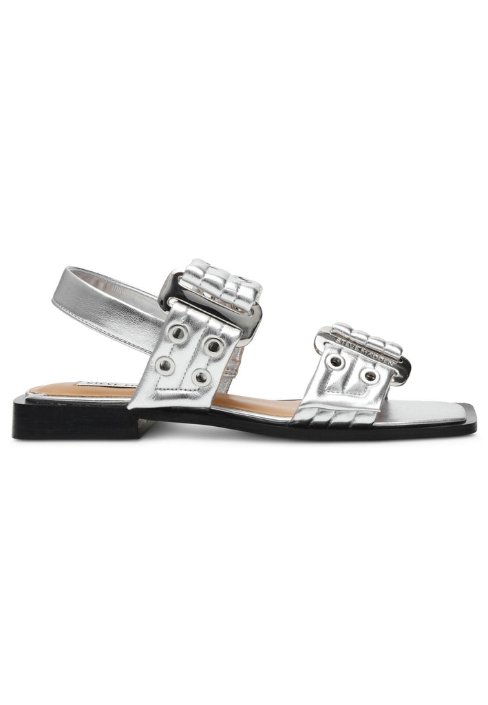 Steve Madden Sandalen Lederimitat Silber