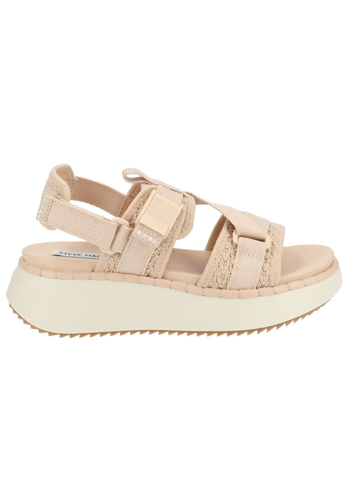 Steve Madden Sandalen Lederimitat/Textil Natural
