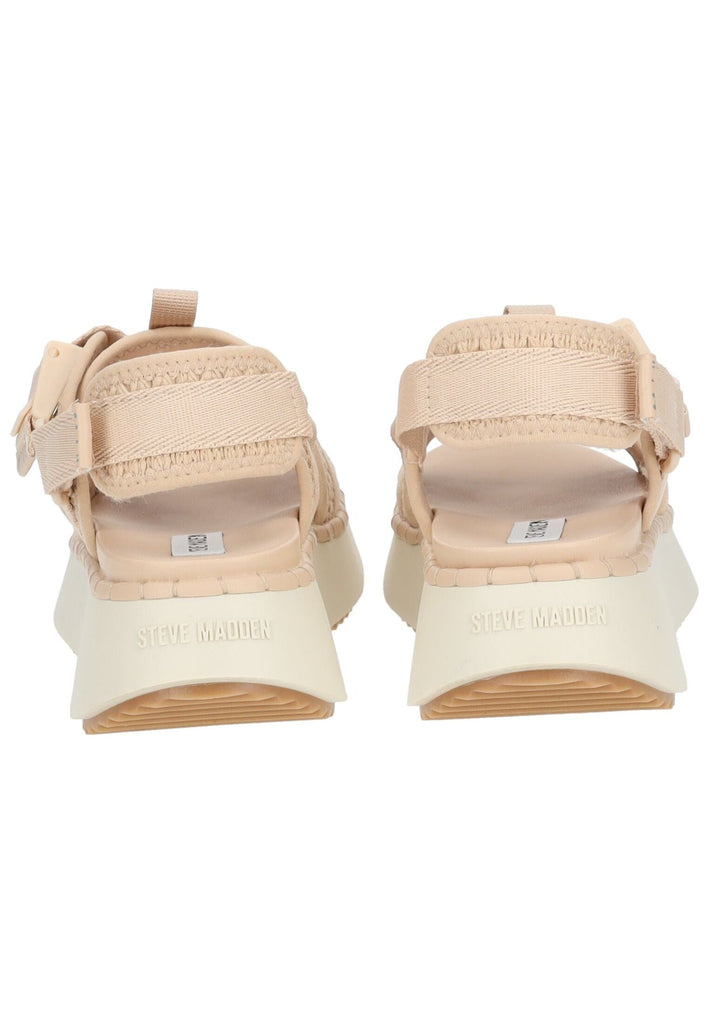 Steve Madden Sandalen Lederimitat/Textil Natural