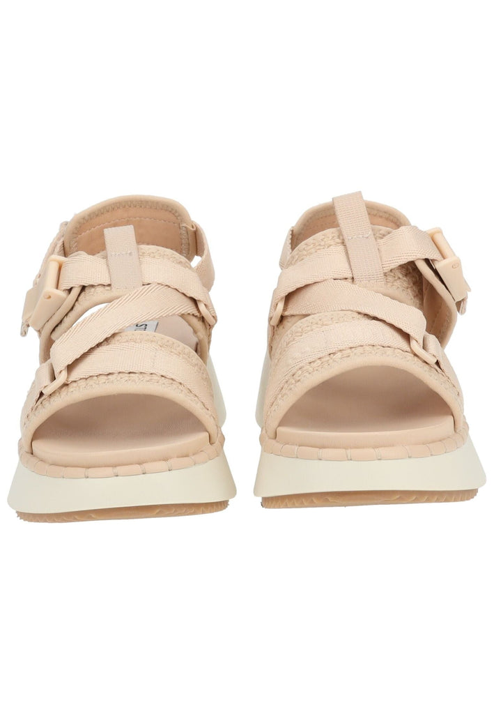 Steve Madden Sandalen Lederimitat/Textil Natural