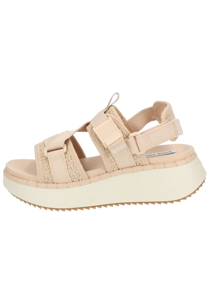 Steve Madden Sandalen Lederimitat/Textil Natural