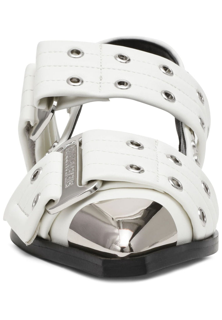 Steve Madden Sandalen Lederimitat Weiß