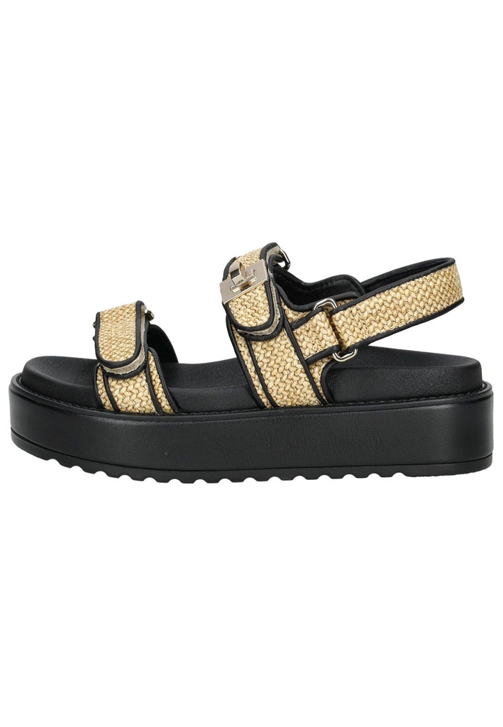 Sandalen Steve Madden Sandalen Lederimitat Schwarz/Beige