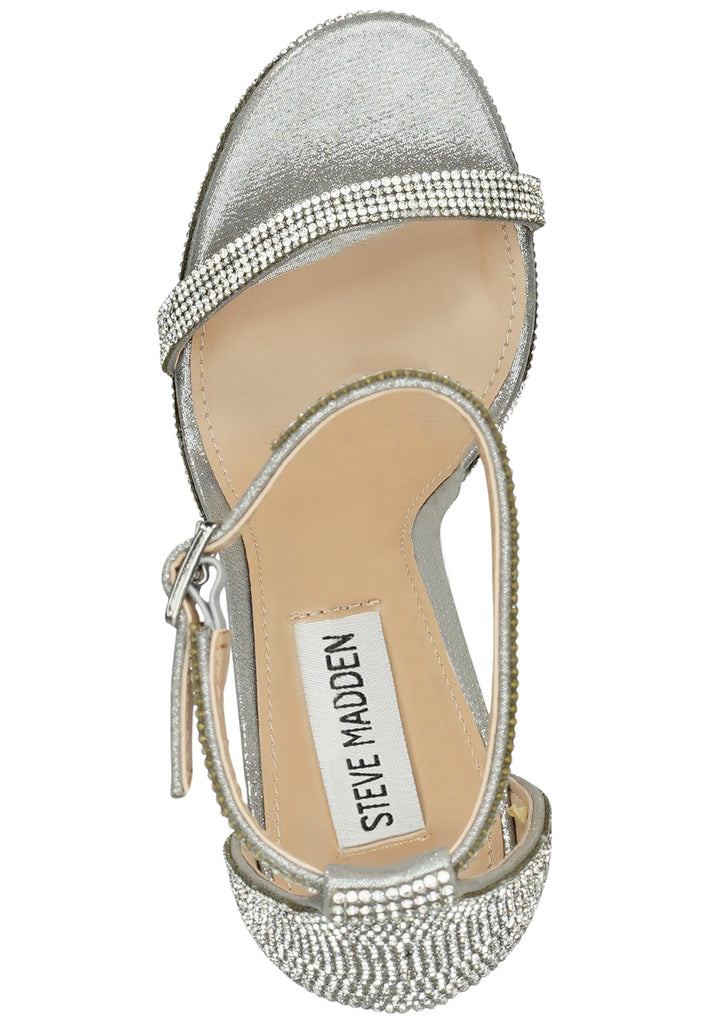 Steve Madden Sandalen Textil Silber