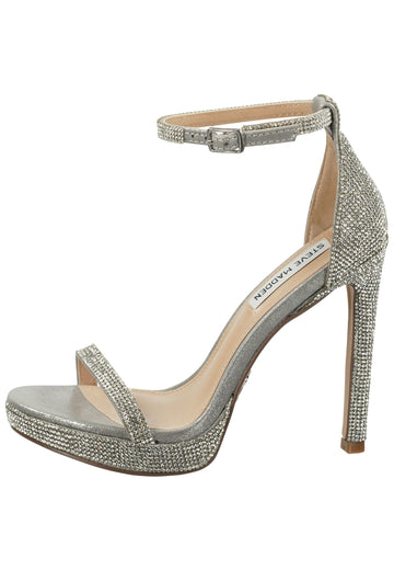 Steve Madden Sandalen Textil Silber