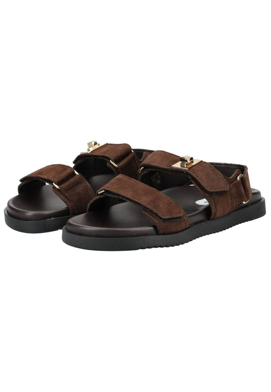 Steve Madden Sandalen Veloursleder Dunkelbraun
